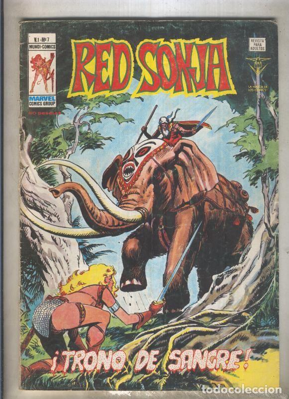 C&oacute;mics: Red Sonja numero 07 (numerado 3 en trasera) - Roy Thomas-Frank Thorne - Foto 1