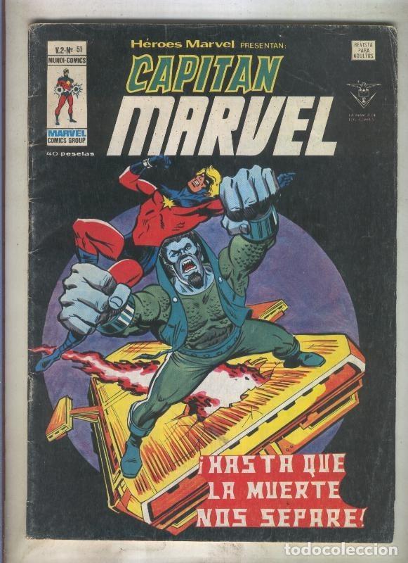 C&oacute;mics: Heroes Marvel volumen 2 numero 51: Capitan Marvel - Varios - Foto 1