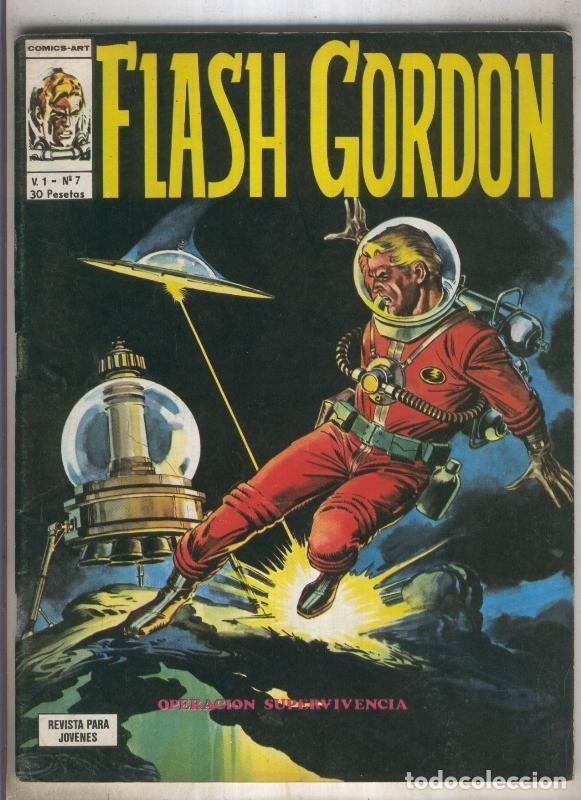 C&oacute;mics: FLASH GORDON Volumen 1 Numero 07 (numerado 1 en trasera) - VARIOS - Foto 1