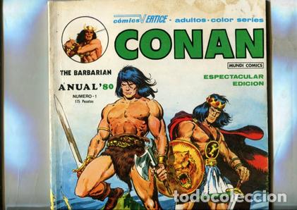 Comics: Conan el barbaro anual 1980 (numerado 6 en trasera) - Varios