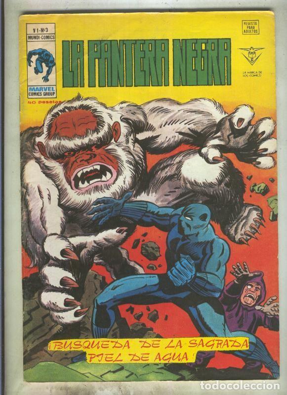 C&oacute;mics: La Pantera Negra numero 3 (numerado 1 en trasera) - Jack Kirby - Foto 1