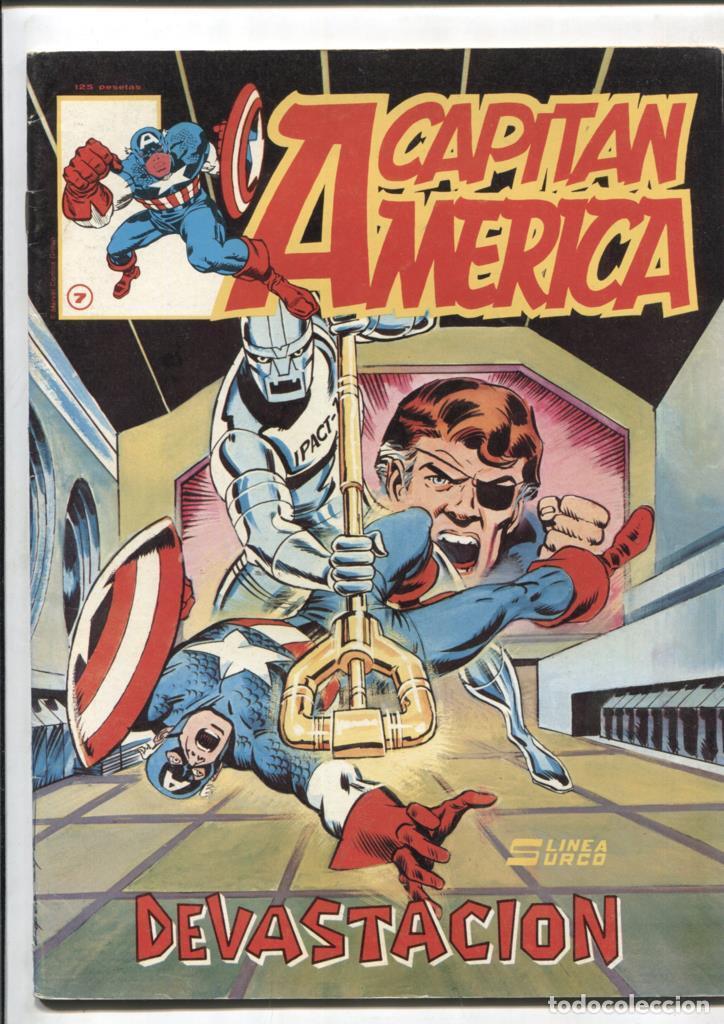 C&oacute;mics: Surco: Capitan America numero 7 (numerado 2 en trasera) - Varios - Foto 1