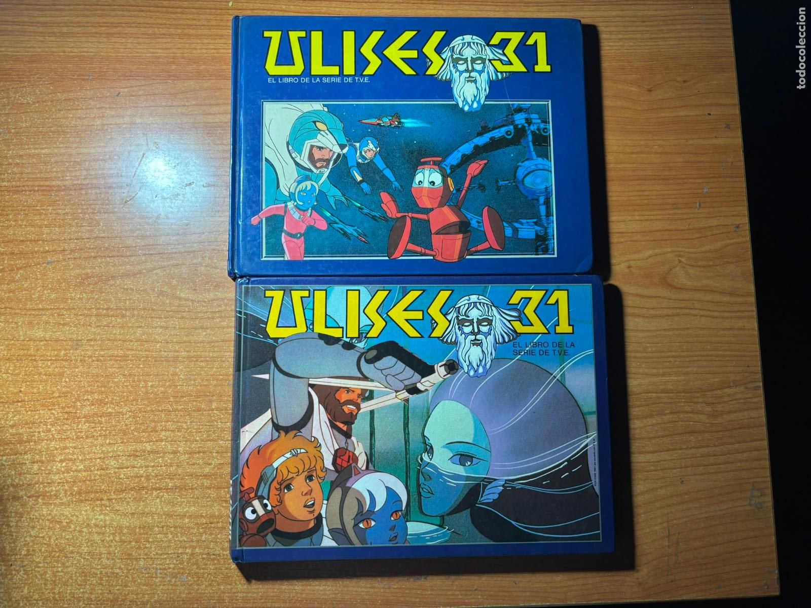 C&oacute;mics: ULISES 31 EL LIBRO DE LA SERIE DE TVE COLECCION COMPLETA 2 TOMOS EDICIONES HYMSA, 1982.(TAPA DURA).
