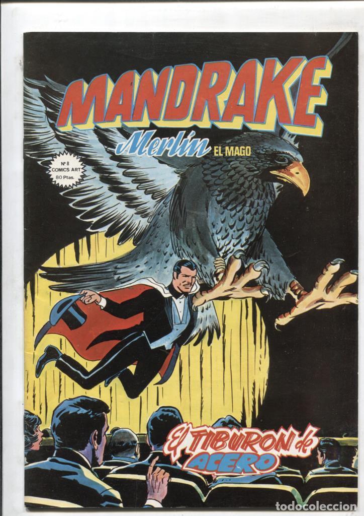 C&oacute;mics: Vertice: Mandrake el mago numero 08: El tiburon de acero - - Foto 1