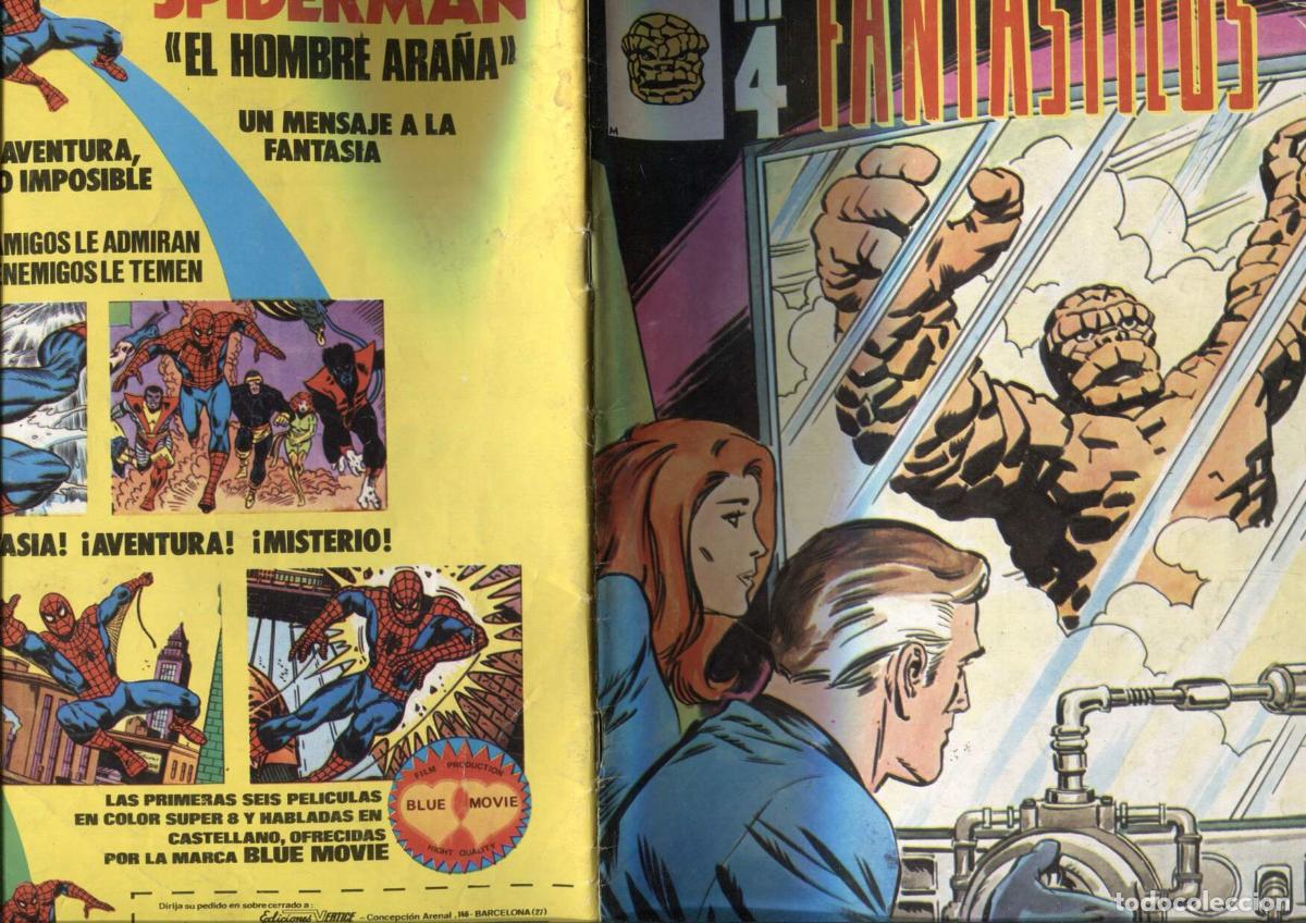 Comics : Vertice: Los 4 Fantasticos volumen 3 numero 24: (numerado 3 en trasera) - varios