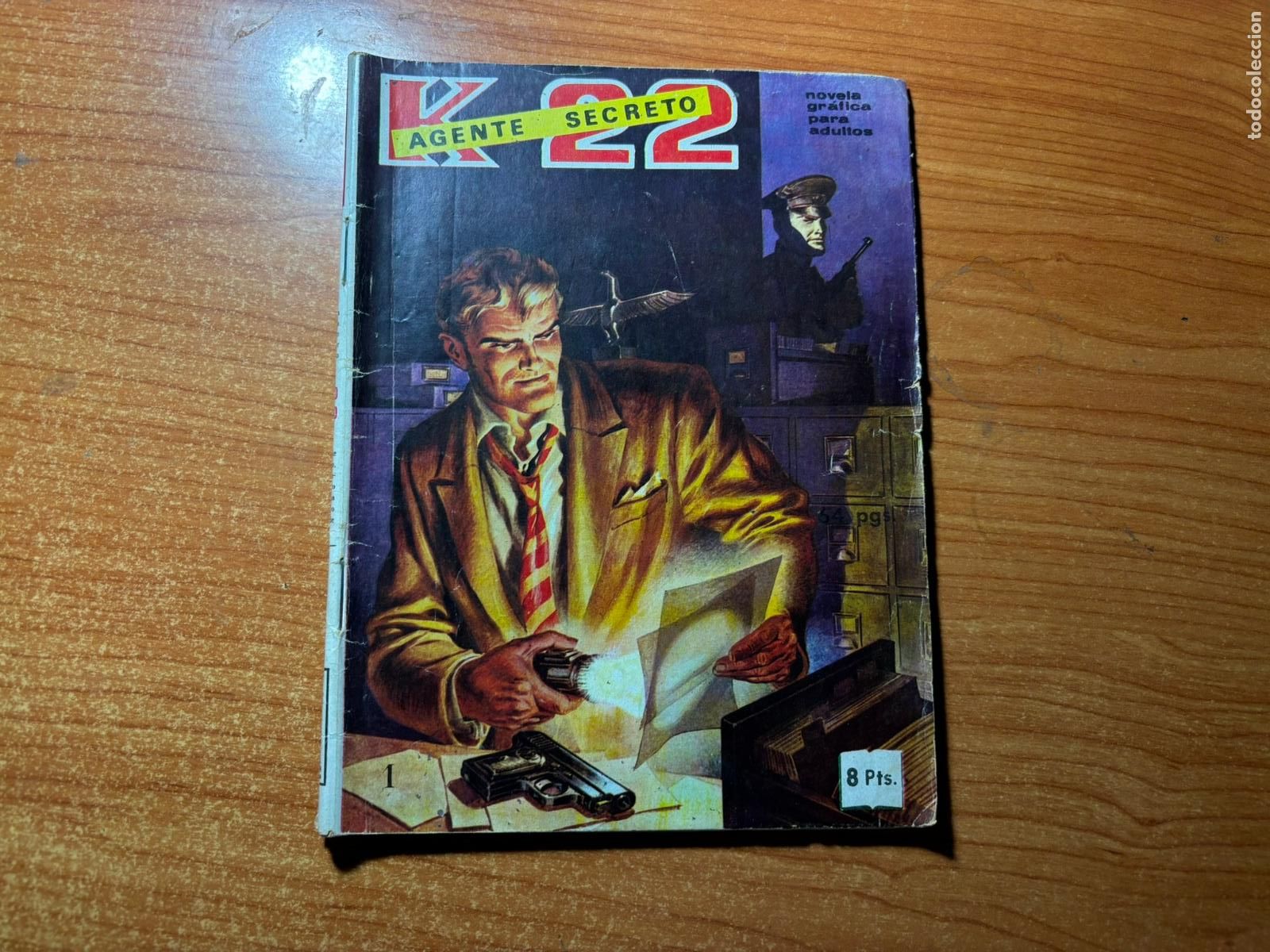 C&oacute;mics: K 22 AGENTE SECRETO N&ordm; 1 -NOVELA GRAFICA ADULTOS EDITORIAL BOIXHER-1966