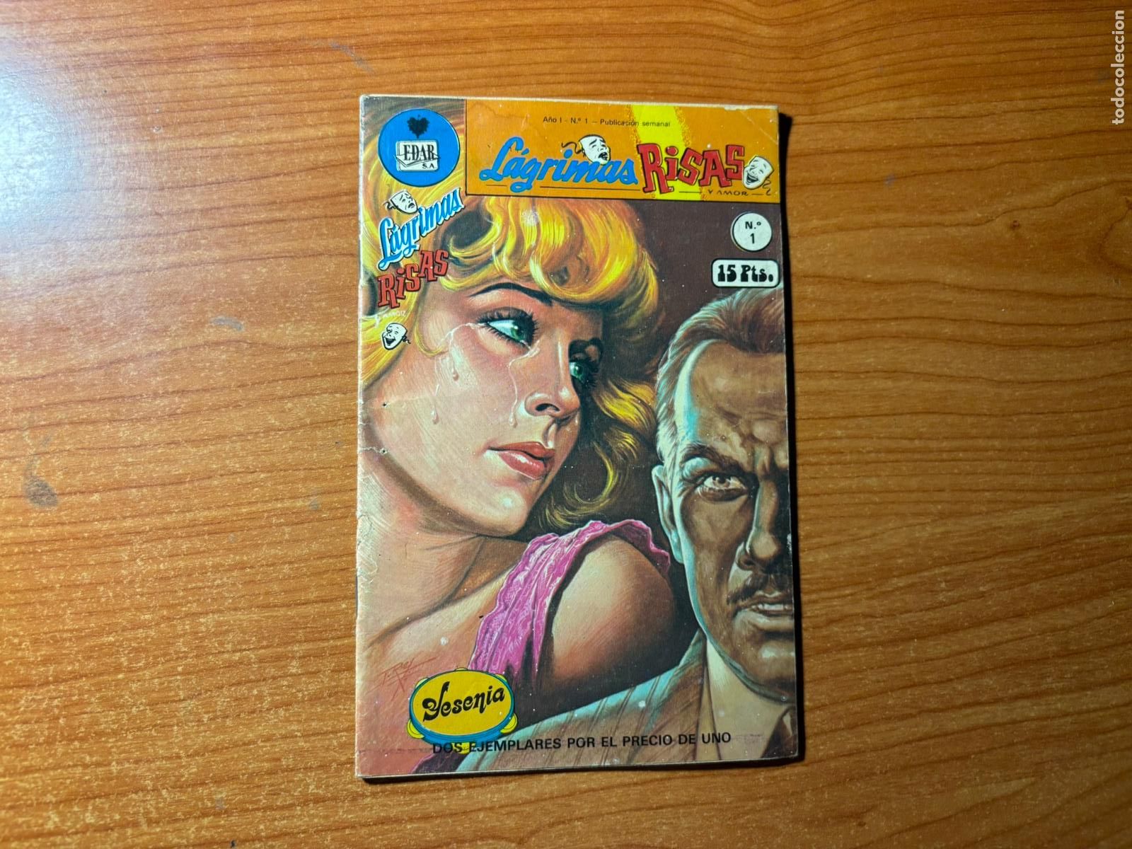 C&oacute;mics: LAGRIMAS RISAS Y AMOR N&ordm; 1 EDITORIAL EDAR S.A. 1978