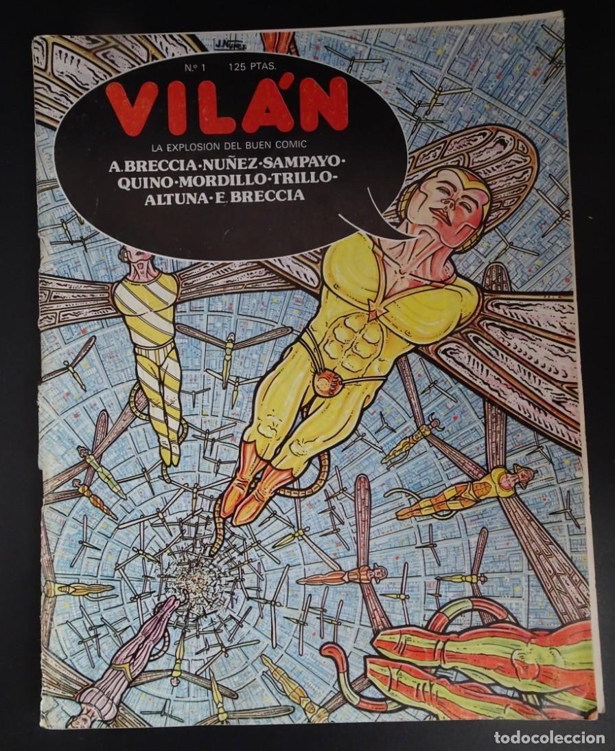 C&oacute;mics: VIL&Aacute;N n&ordm; 01: LA EXPLOSI&Oacute;N DEL BUEN COMIC( EDICIONES VILAN , 1981) - Foto 1