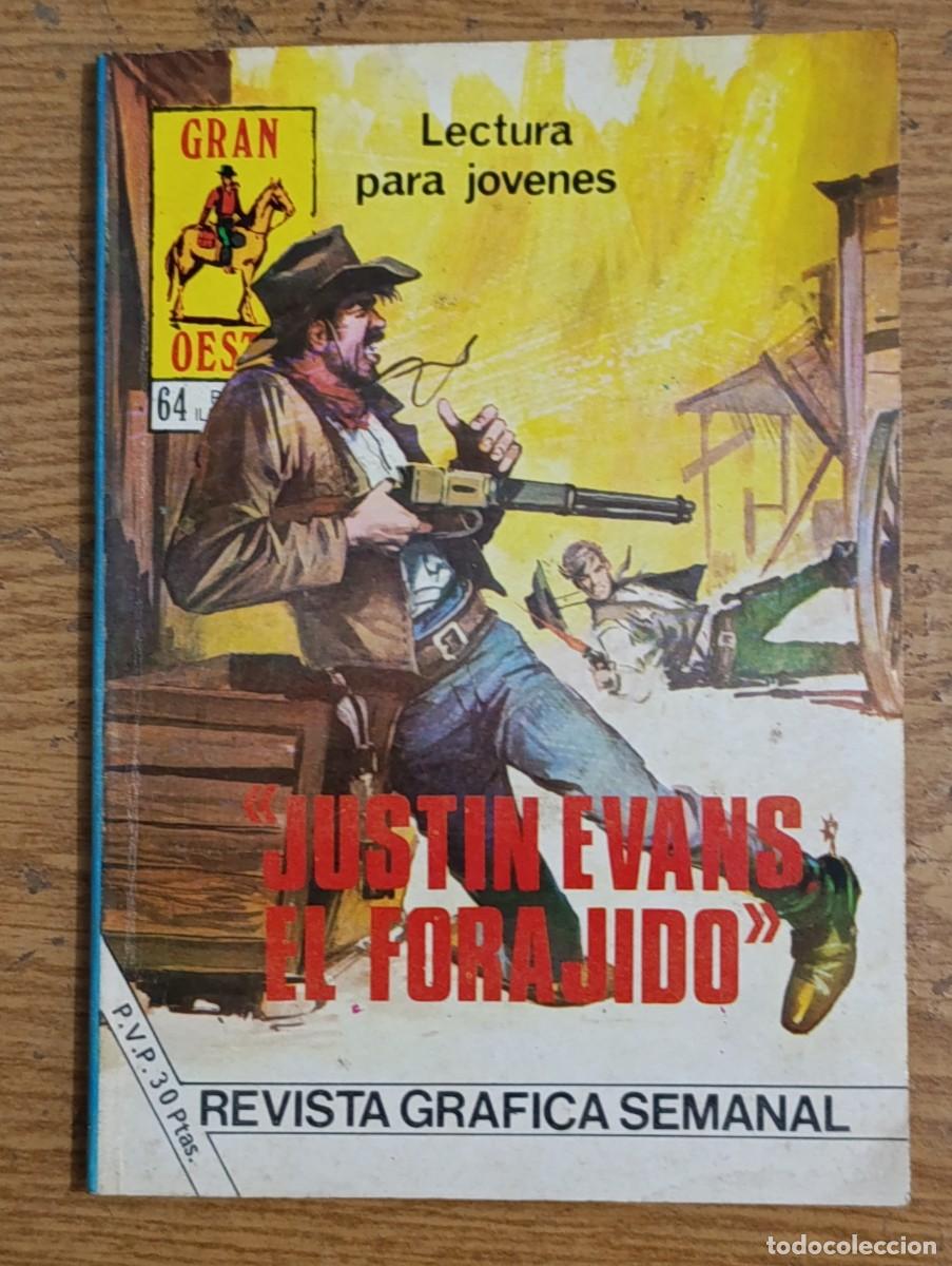 C&oacute;mics: PETRONIO GRAN OESTE 488 JUSTIN EVANS EL FORAJIDO - Foto 1