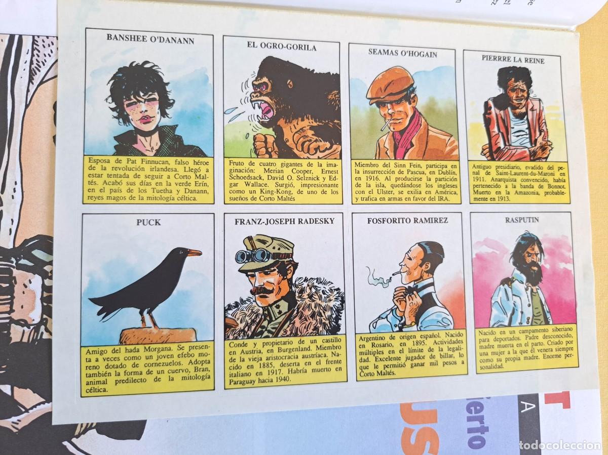 C&oacute;mics: HUGO PRATT - CORTO MALTES N&ordm; 11 - 1990 - CON CROMOS - Foto 4