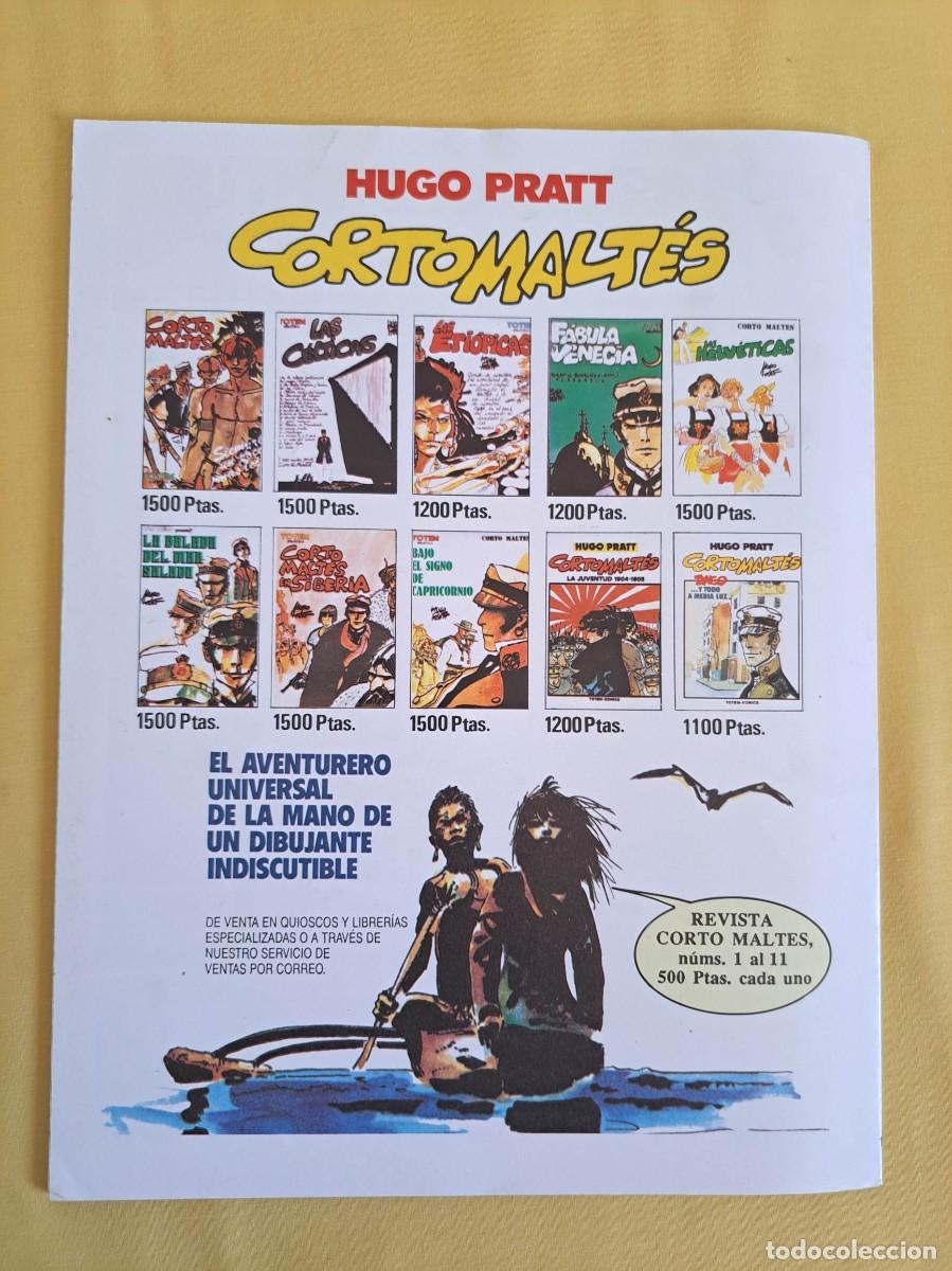 C&oacute;mics: HUGO PRATT - CORTO MALTES N&ordm; 11 - 1990 - CON CROMOS - Foto 6
