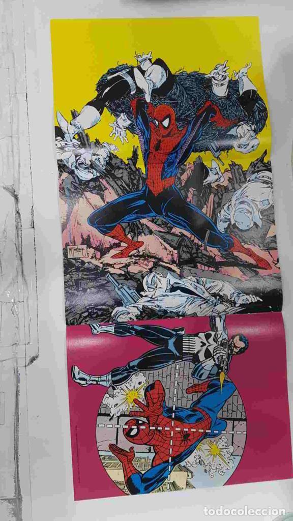 C&oacute;mics: Poster doble: Spiderman y Punisher - Sauron agarrando a Spiderman - NULL - Foto 1