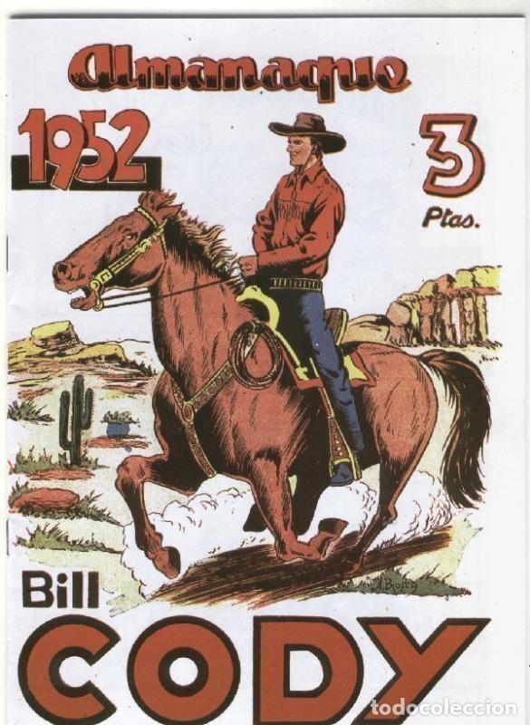 C&oacute;mics: Almanaque Facsimil: Bill Cody para 1952 - Varios - Foto 1