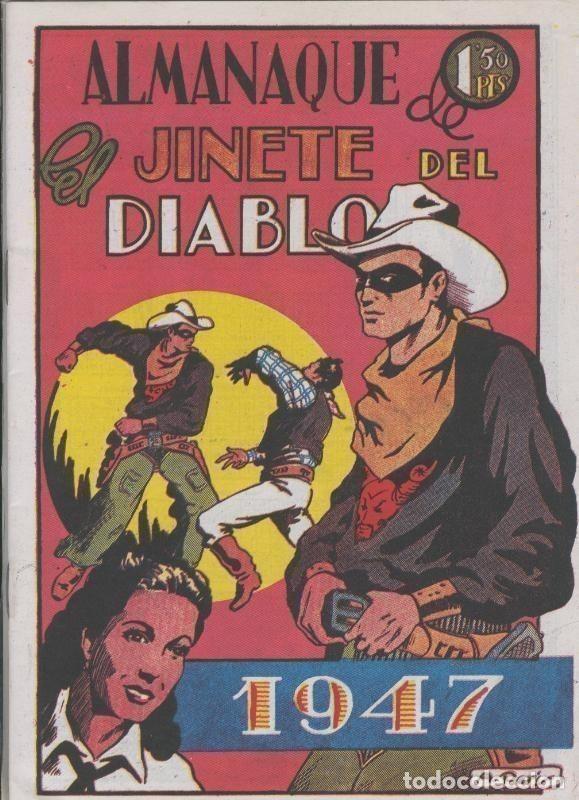 C&oacute;mics: Facsimil: El Jinete del Diablo, almanaque para 1947 - Varios - Foto 1