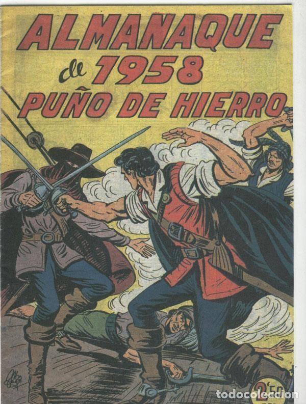 C&oacute;mics: Pu&ntilde;o de Hierro almanaque facsimil 1958 - Manuel Gago - Foto 1