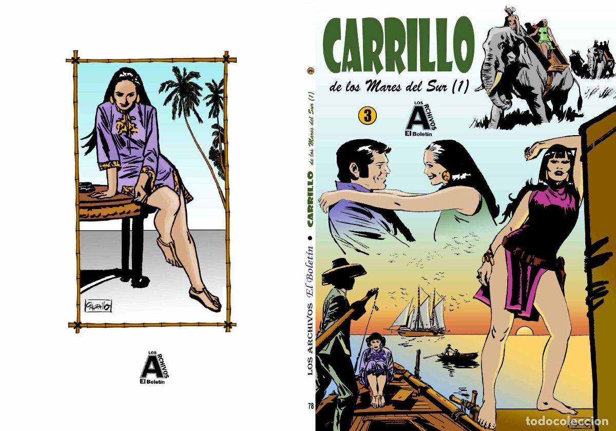 Comics: Los Archivos de El Boletin volumen 078: Carrillo vol 3: De los mares del sur, tomo I - Lus Casado-Ag