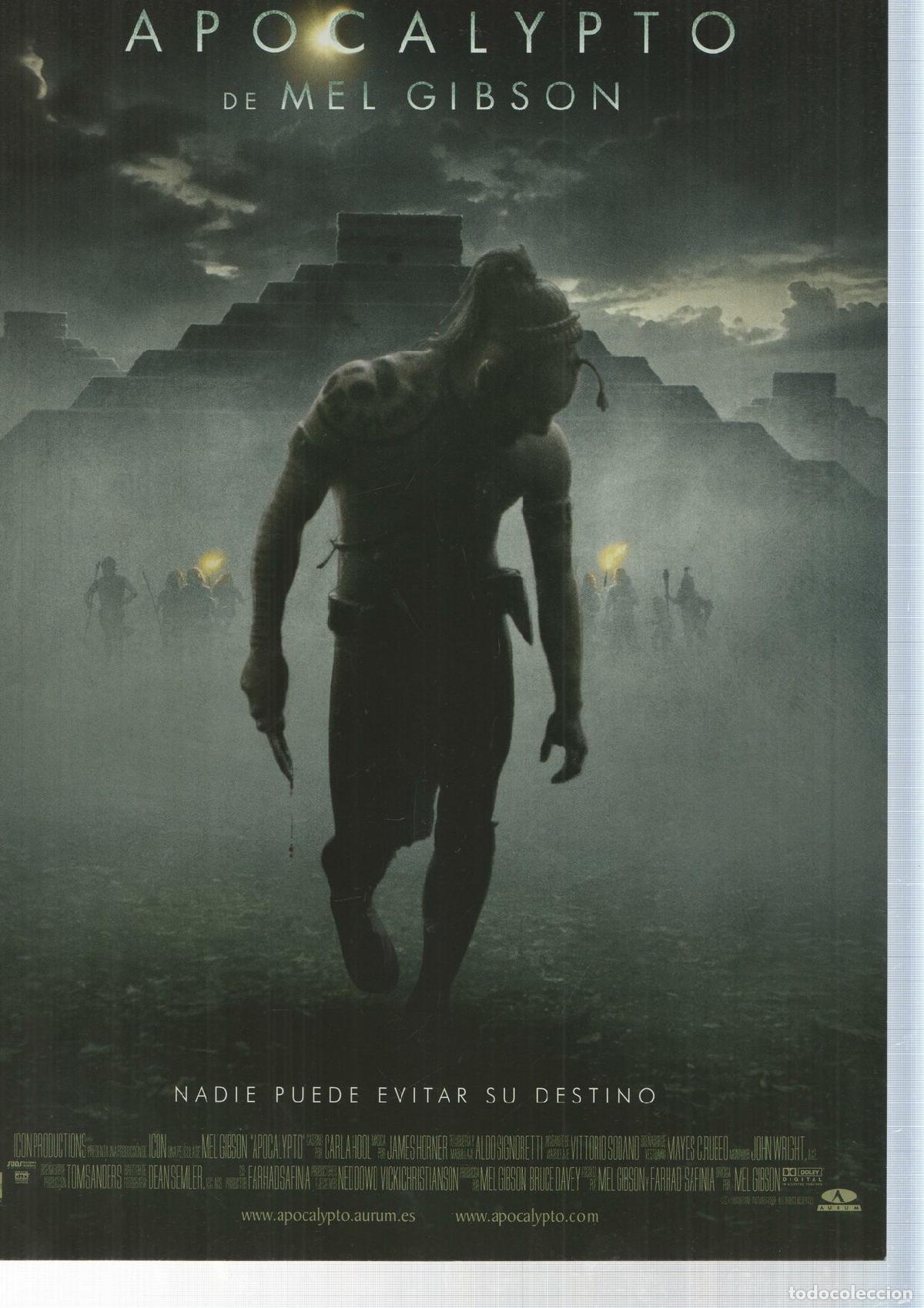 C&oacute;mics: Poster de la pelicula: Apocalypto de Mel Gibson. Aurum - Foto 1