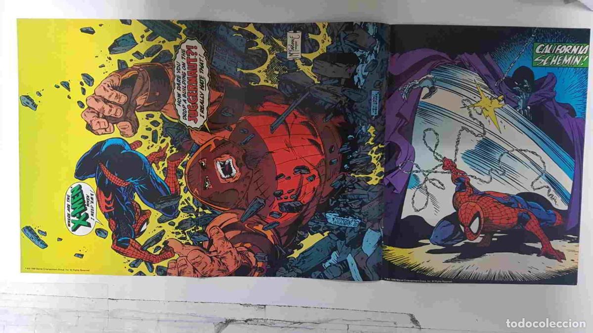 C&oacute;mics: Poster doble: Spiderman y Juggernaut (McFarlane) - Hulk Gris y Spiderman. Procede de The Marvel Post - Foto 2