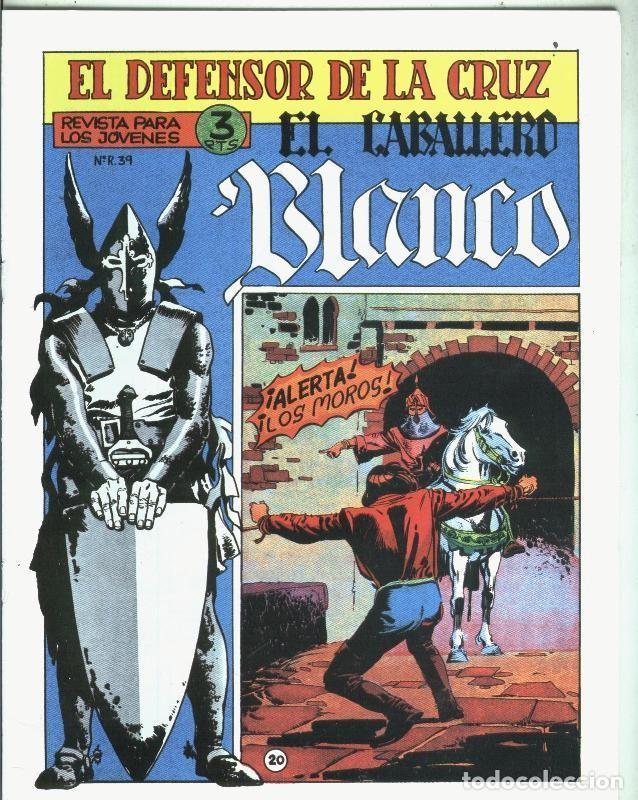 Fumetti: Facsimil: El Caballero Blanco numero 20: Alerta, los moros - Hermanos Funcken