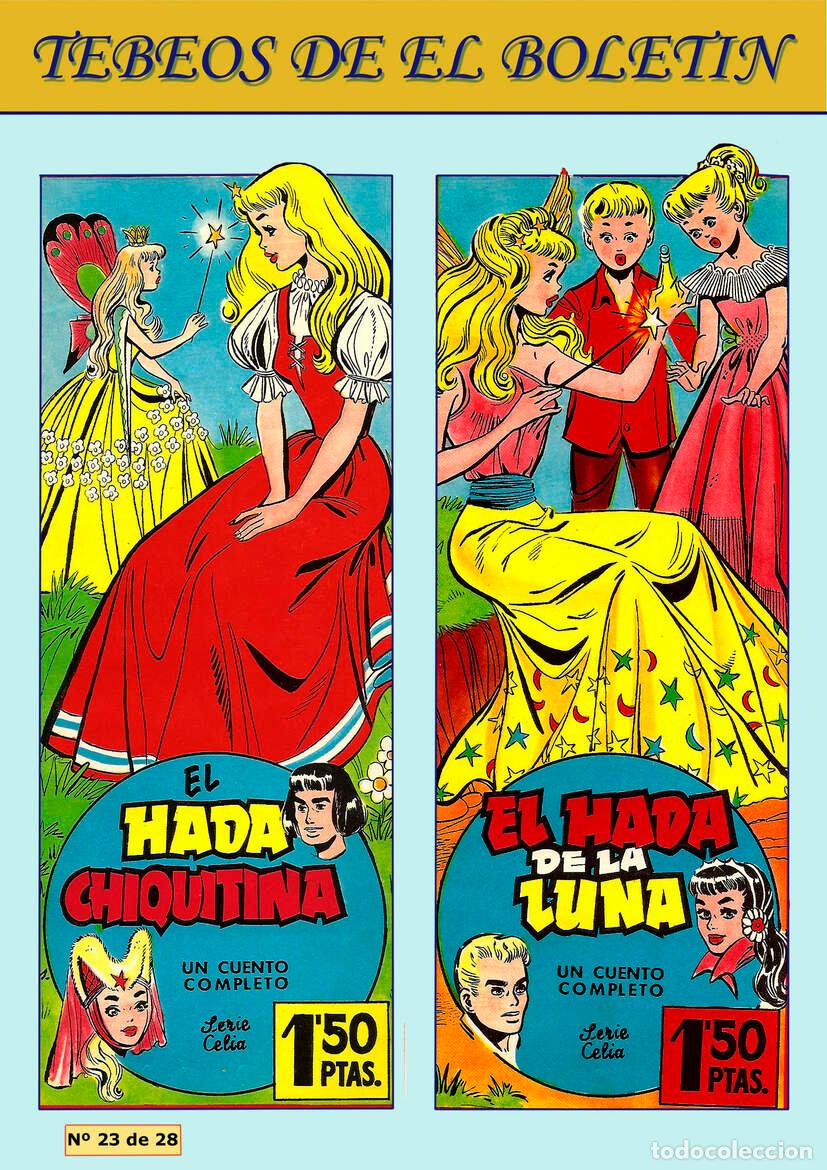 Comics: Los Tebeos de El Boletin numero 127: Celia, suplemento pulgarcito: El hada chiquitina y El hada de l