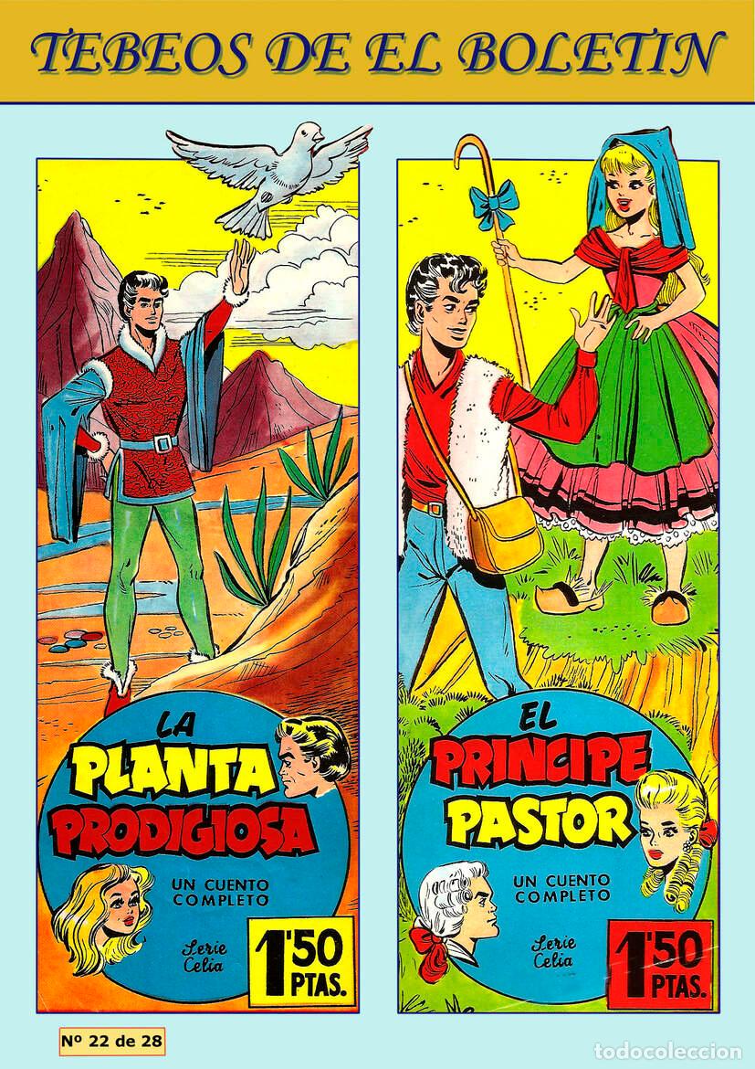 Comics: Los Tebeos de El Boletin numero 126: Celia, suplemento pulgarcito: La planta prodigiosa y El princip