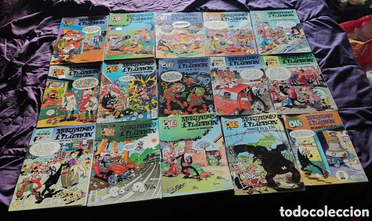 C&oacute;mics: 29 N&Uacute;MEROS DE MORTADELO Y FILEM&Oacute;N TAPA BLANDA - Foto 1