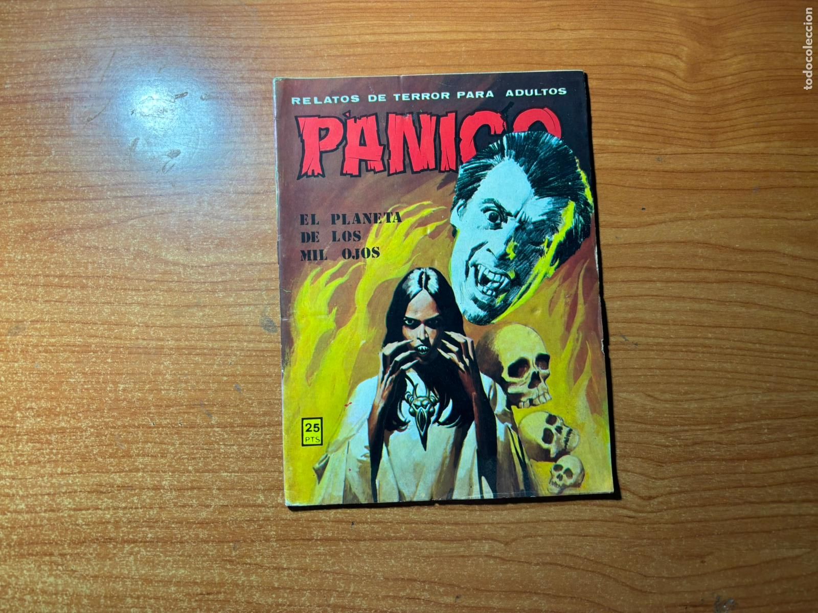 C&oacute;mics: PANICO N&ordm; 6 EL PLANETA DE LOS MIL OJOS EDITORIAL VILMAR 1979
