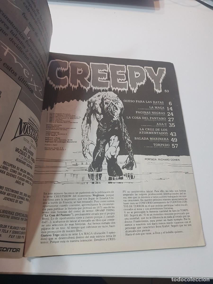C&oacute;mics: COMIC DEL TERROR Y LO FANTASTICO CREEPY N&ordm;53 - Foto 2