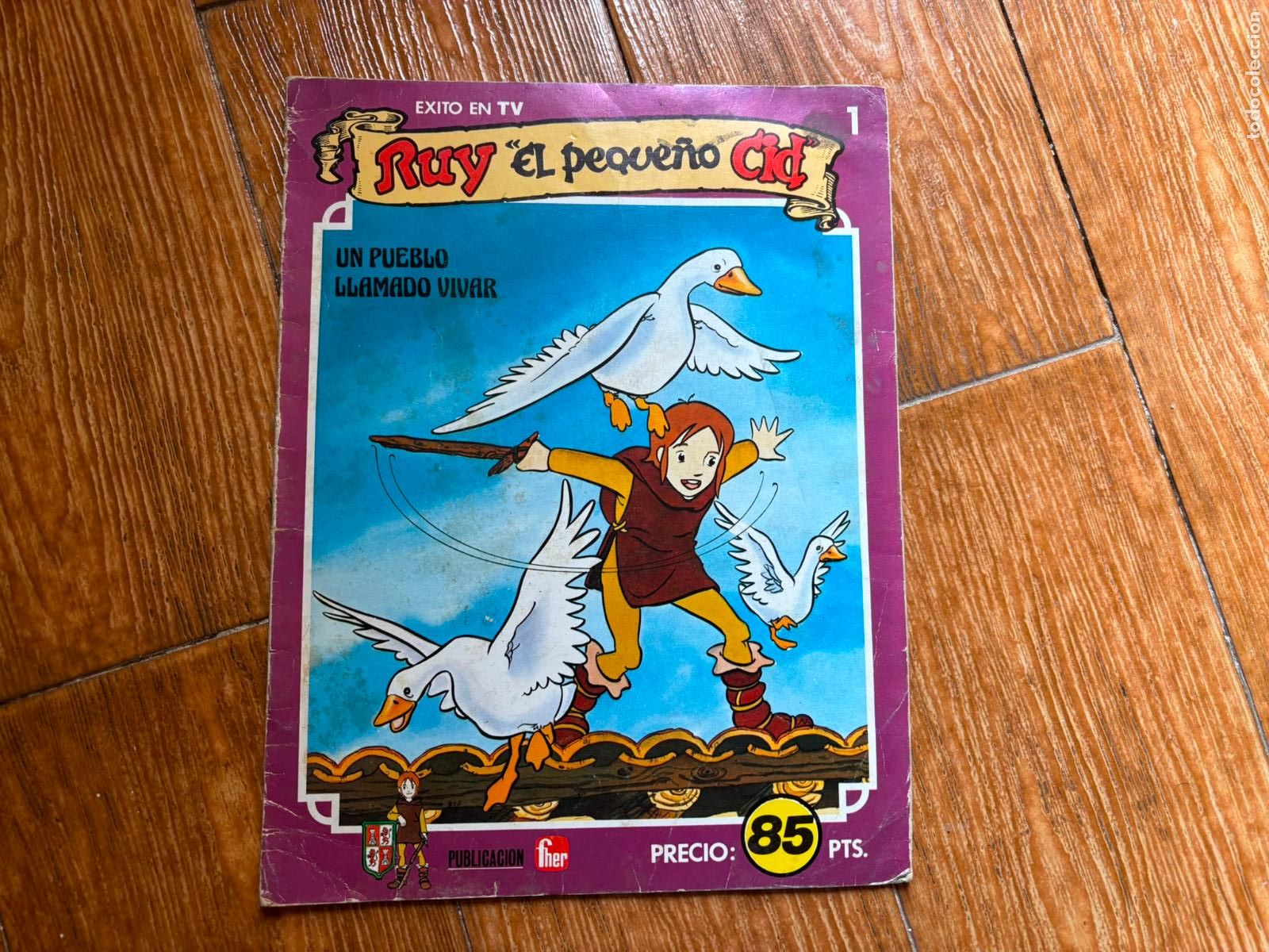 C&oacute;mics: RUY EL PEQUE&Ntilde;O CID. N&deg; 1 UN PUEBLO LLAMADO VIVAR EDICIONES FHER 1980.