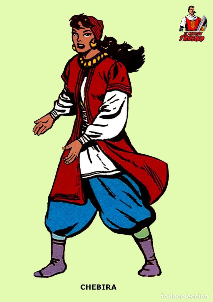 Fumetti: Poster DIN 4 numero 0471: El Capitan Trueno: Chebira