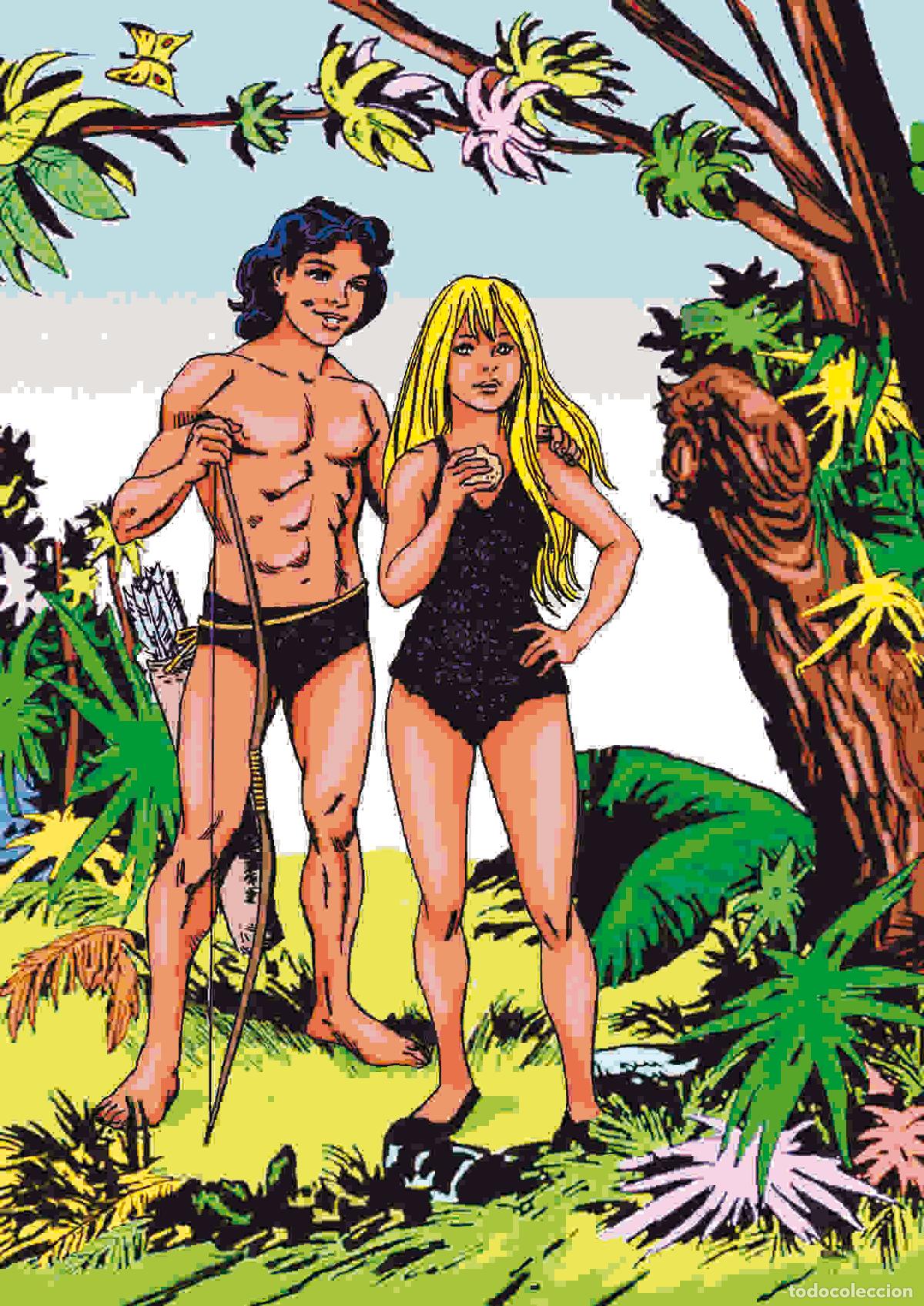 Fumetti: Poster DIN 4 medida 21 x 29,5 cm modelo 016 (1): Peque&ntilde;o Pantera Negra y Gacela