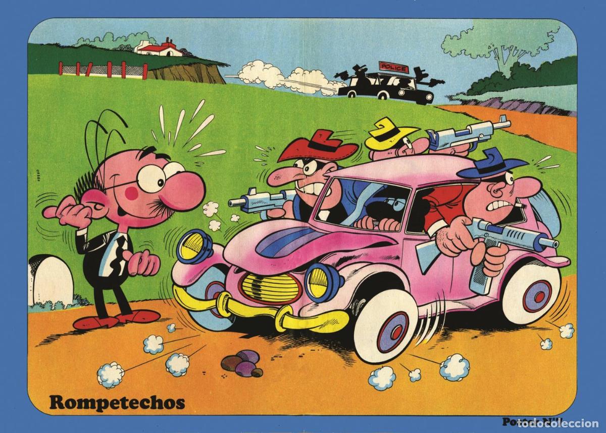 C&oacute;mics: Poster DIN 4 numero 0062: Rompetechos (Iba&ntilde;ez), serie Bruguera - NULL