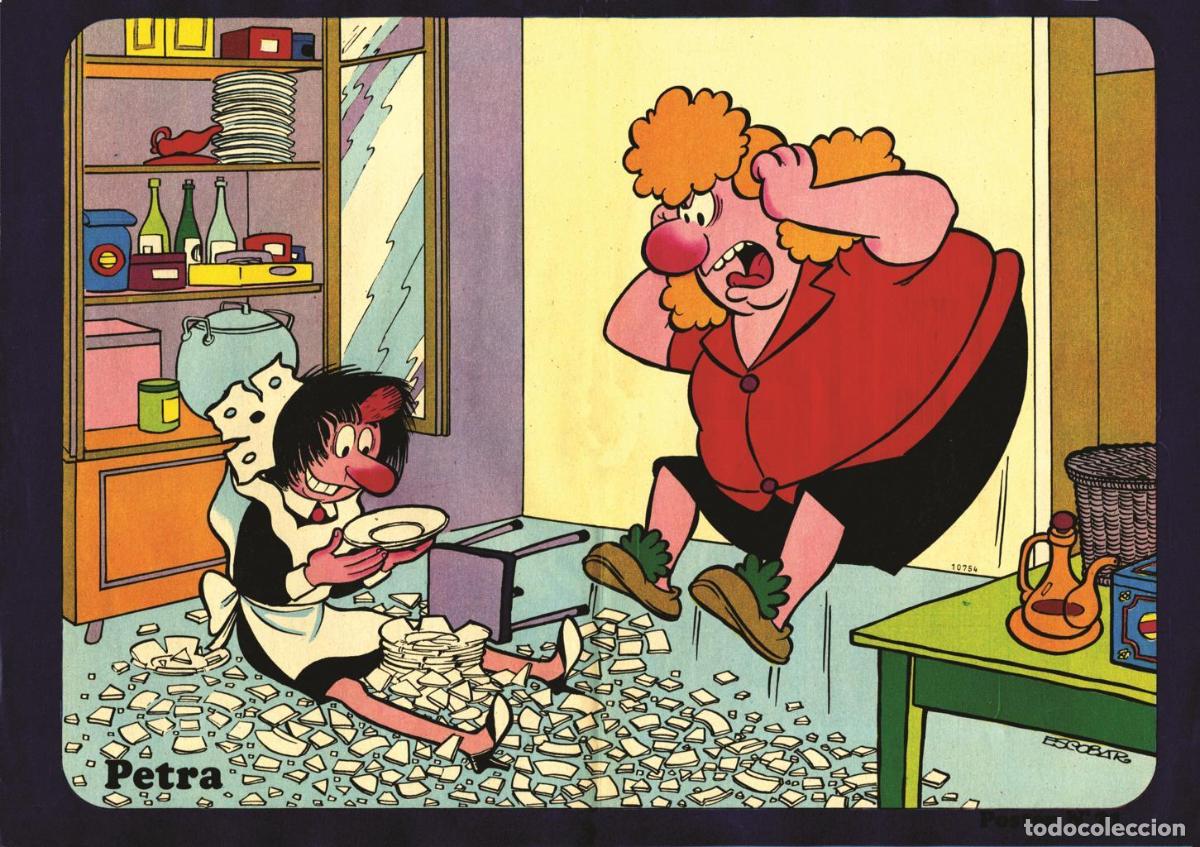 Fumetti: Poster DIN 4 numero 0077: Petra criada para todo (Escobar), serie Bruguera - NULL