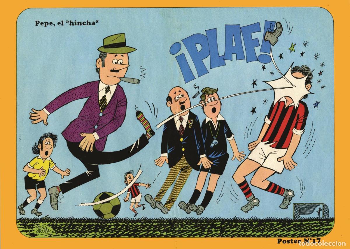 Fumetti: Poster DIN 4 numero 0073: Pepe el hincha (Pe&ntilde;arroya), serie Bruguera - NULL
