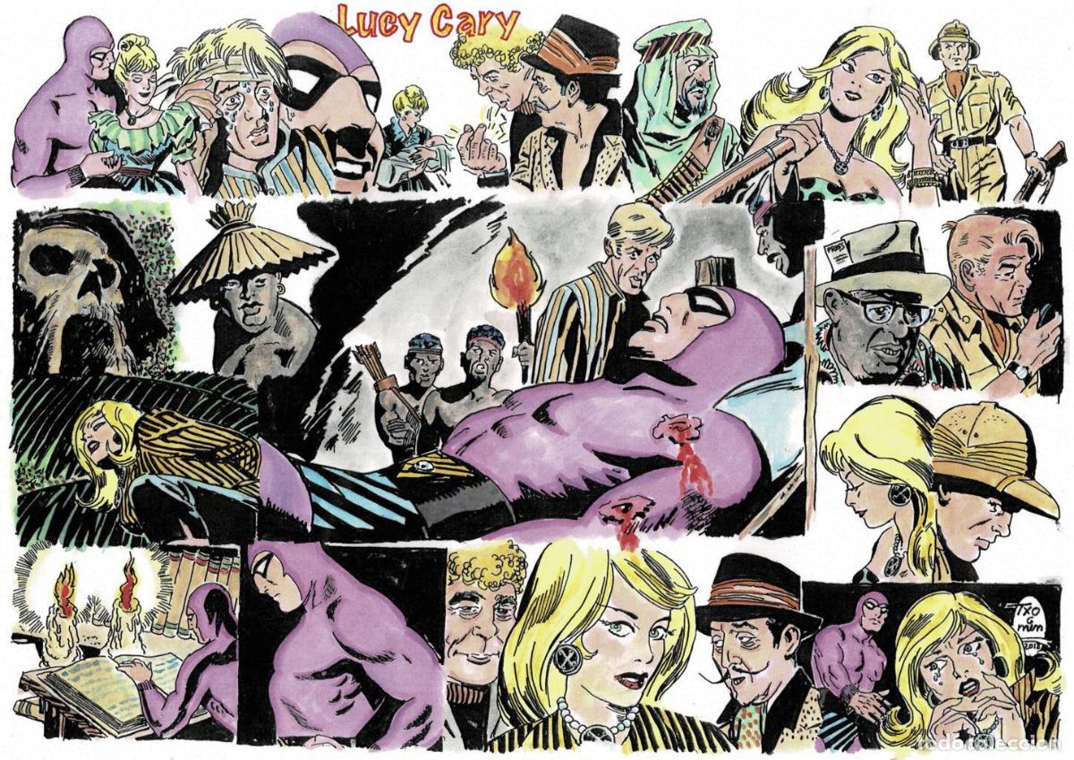 Comics: Poster DIN 4 numero 0084 serie El Hombre Enmascarado (The Phantom) modelo 09: Lucy Cary - NULL