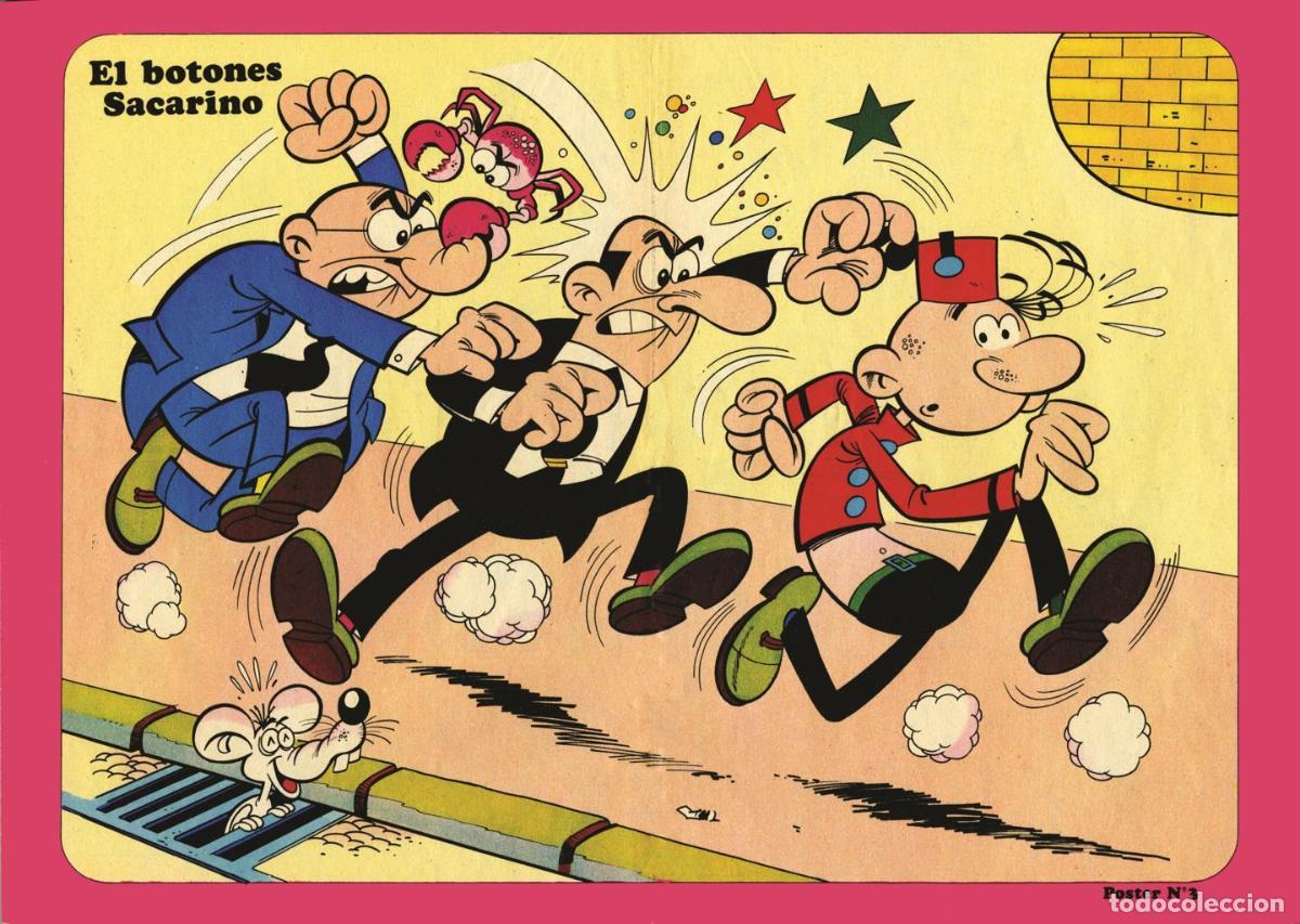 Comics: Poster DIN 4 numero 0058: El botones Sacarino (Iba&ntilde;ez), serie Bruguera - NULL