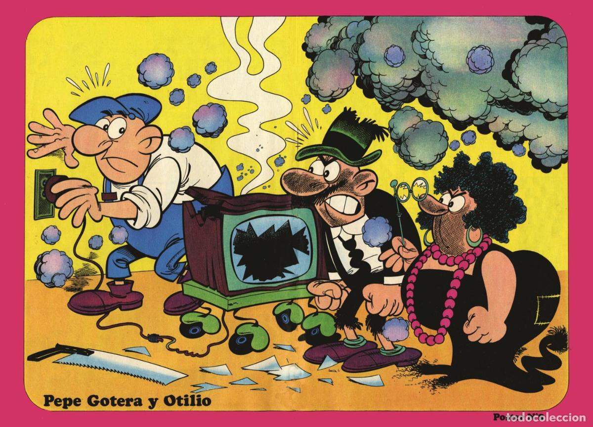 Comics: Poster DIN 4 numero 0064: Pepe Gotera y Otilio (Iba&ntilde;ez), serie Bruguera - NULL