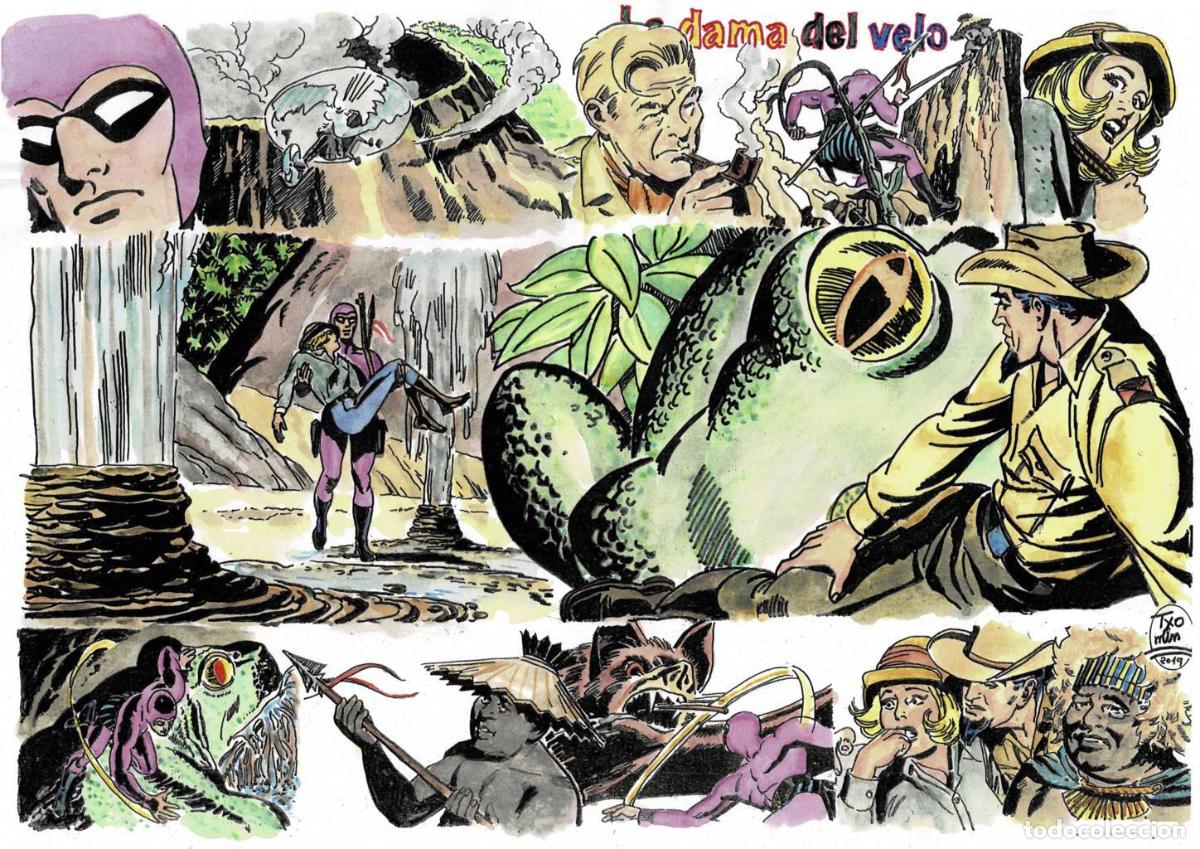 Comics: Poster DIN 4 numero 0103: The Phantom: serie El Hombre Enmascarado: La dama del velo - NULL