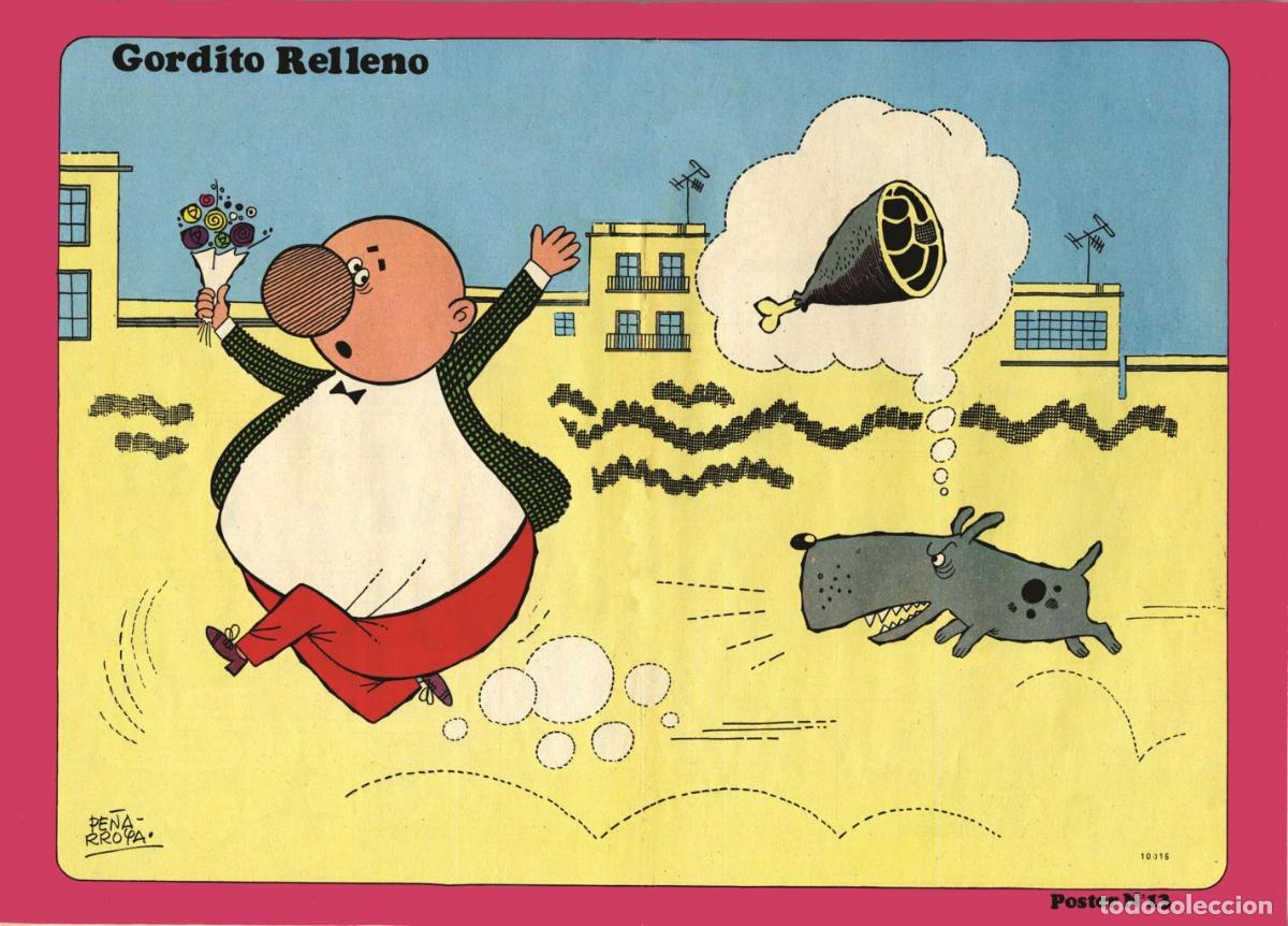 Comics: Poster DIN 4 numero 0069: Gordito Relleno (Pe&ntilde;arroja), serie Bruguera - NULL