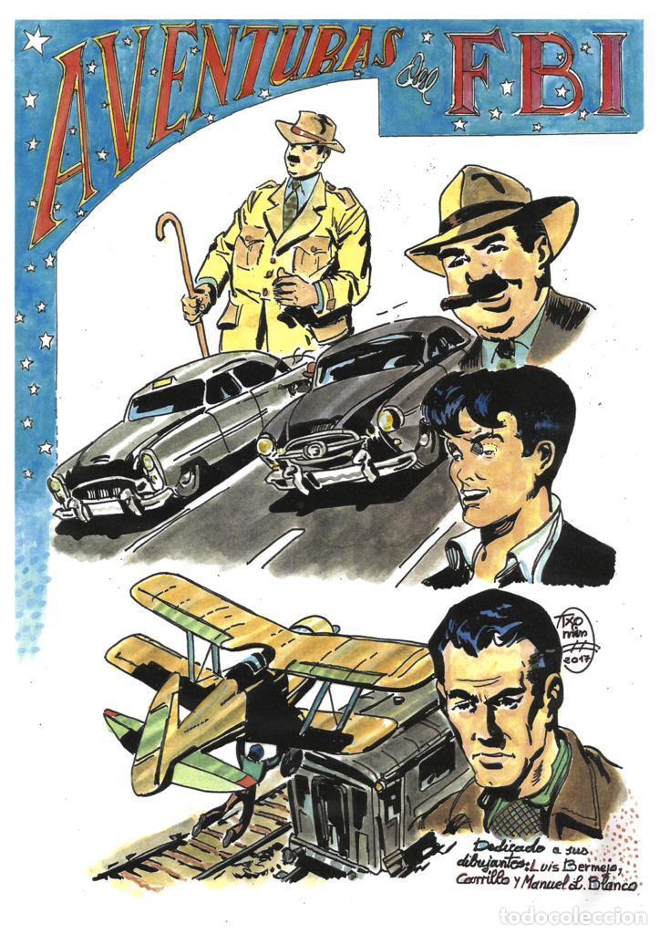 Fumetti: Poster DIN 4 numero 0320: Aventuras del FBI, serie Clasicos Espa&ntilde;oles - NULL