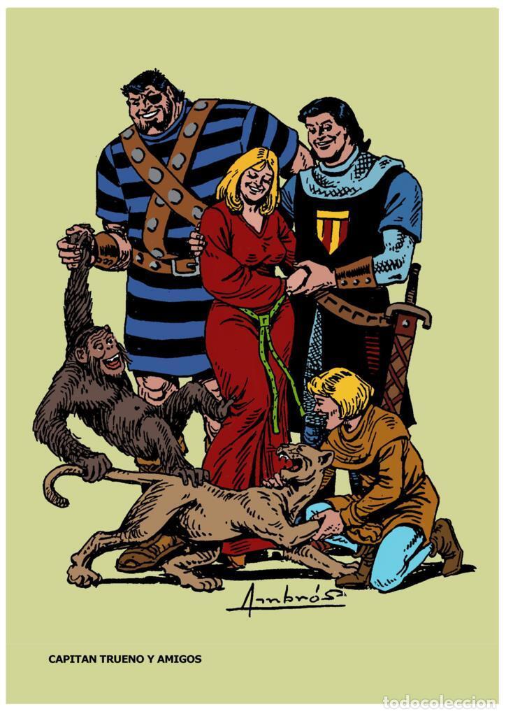 Comics: Poster DIN 4 numero 0139: El Capitan Trueno y amigos - NULL