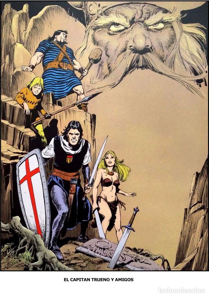 Comics: Poster DIN 4 numero 0708: Luis Bermejo, modelo 03: El Capitan Trueno - NULL