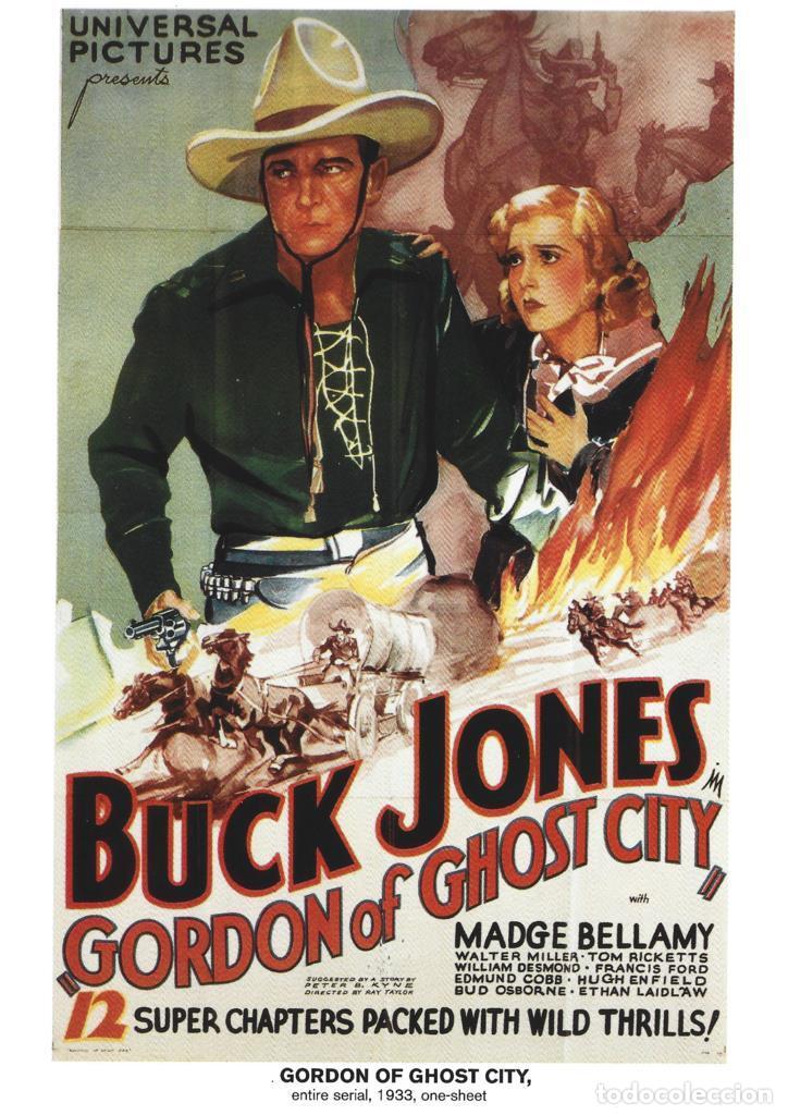 Fumetti: Poster DIN 4 numero 1032: Buck Jones: Gordon of Ghost City, entire serial, 1933: Madge Bellamy - NUL