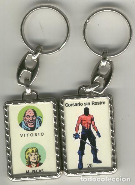 C&oacute;mics: Llaveros comic espa&ntilde;ol: El Corsario sin Rostro - Varios