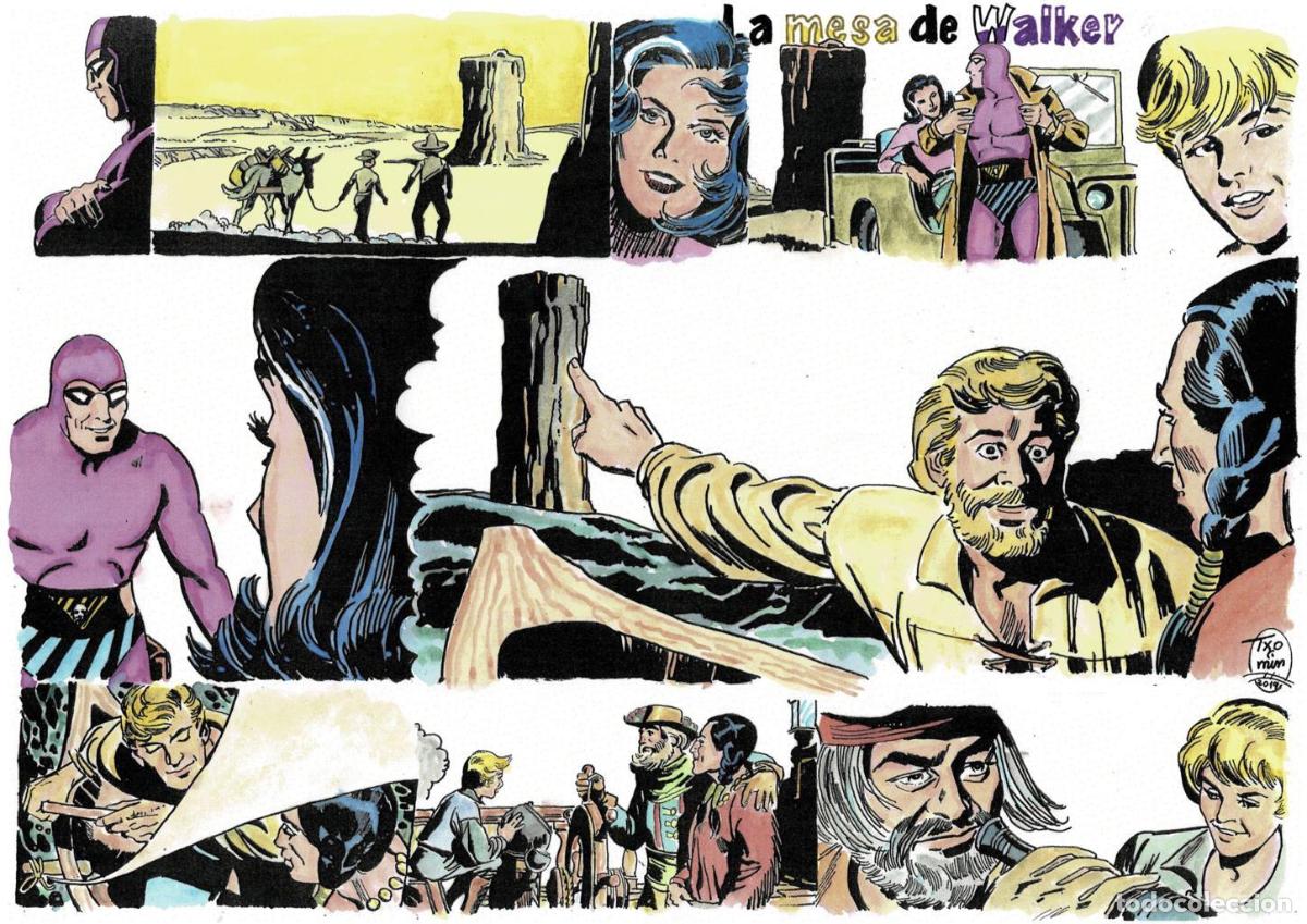 Comics: Poster DIN 4 numero 0111: The Phantom: serie El Hombre Enmascarado: La mesa de Walker - NULL