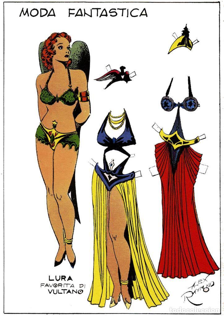 Fumetti: Poster DIN 4 numero 0228 serie Flash Gordon de Alex Raymond modelo 04: Lura la favorita de Vulcano -