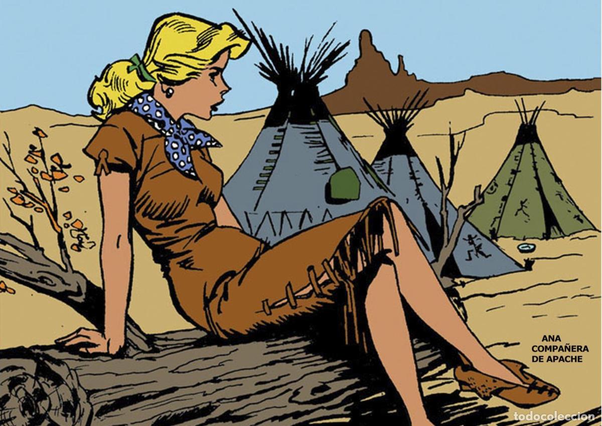 Comics: Poster DIN 4 numero 0028: Ana novia de Apache, serie Clasicos Espa&ntilde;oles - NULL