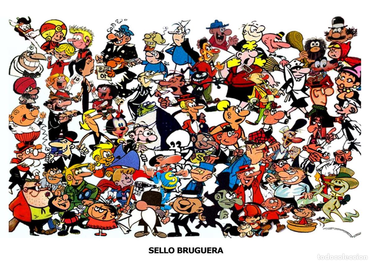 Comics: Poster DIN 4 numero 0266: Personajes Bruguera, serie Bruguera - NULL