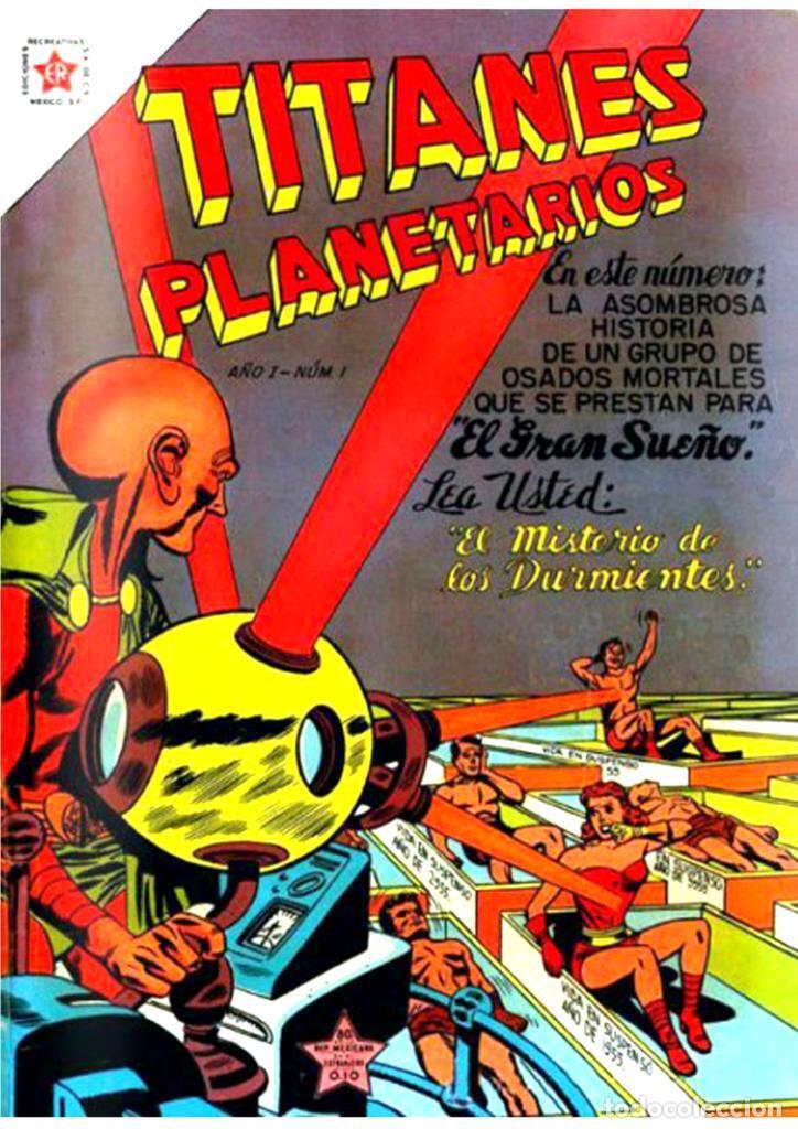 Comics: Poster DIN 4 numero 0541: Titanes Planetarios cubierta numero 01 - NULL