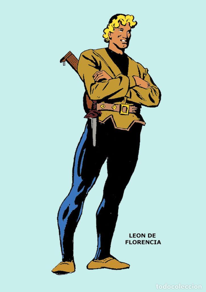 Comics: Poster DIN 4 numero 0292: Leon de Florencia de Miguel Quesada, serie Clasicos Espa&ntilde;oles - NULL